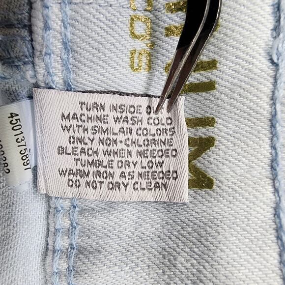 Chicos Jeans Womens 2.5 L/14 Blue Light Wash Platinum Mid Rise Slim Straight Leg - Picture 8 of 14